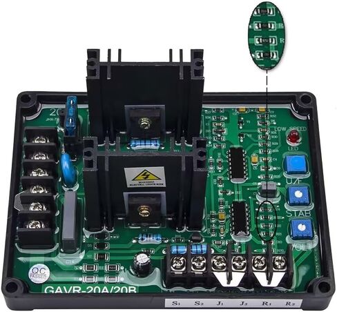 GAVR 20A AVR مولد الجهد المنظم المثبت المستمر 10A GAVR-20A GAVR-20B وحدة لوحة التحكم (مصنوعة من مادة لاصقة) in Saudi Arabia
