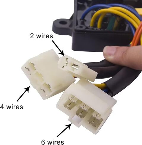 5KW لحام AVR منظم جهد كهربائي أوتوماتيكي لحام مولد التحكم استقرار وحدة 12 أسلاك مرحلة واحدة HJ-5K25DH-12 in Kuwait