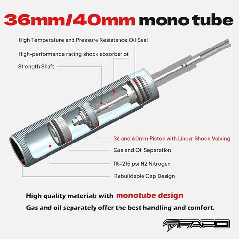 FAPO Adjustable Height Coilover for Hyundai Veloster 1st Gen FS 2011-2018 Mono-Tube Shock Suspension Strut Lowering Kit in Kuwait