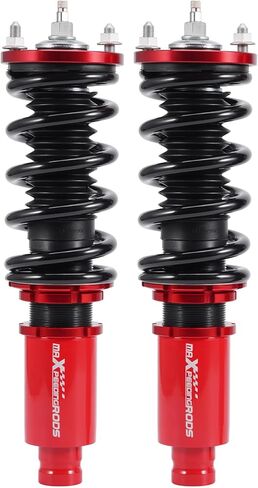 maXpeedingrods Front Coilovers for Honda Civic 1988-2000, for Honda CRX 1988-1991, for Del Sol 1992-1995, for Acura Integra 1990-2001, 24 Levels Damper Adjustable Coilovers Suspension Lowering Kit in Kuwait