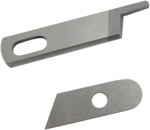 SERMALOER 1SET #550449+412585 Lower and Upper Knife/Blade Compatible with Singer 14CG754, 14SH744, 14U544, 14U554, 14U555, 14U557, HD0400S, Pfaff 4762 (Hobbylock), 4772 (Coverlock), Hobbylock 2.0 in Saudi Arabia