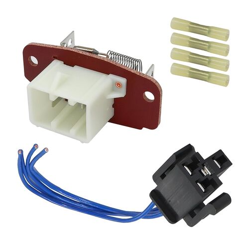 مقاوم محرك منفاخ HVAC مع وصلة سلكية تناسب Ford E-150 E-250 E-350 E-450 E-550 F-250 F-350 F-450 F-550 Econoline استبدال # 4C2Z19A706AA F6UZ19A706A in Kuwait
