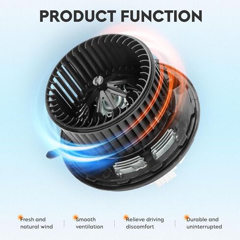 مجموعة محرك منفاخ سخان HVAC مع منظم مناسب لسيارات BMW 120I 128I 135I 323I 328I 328XI 335D 335I 335IS 335XI X1 X3 Z4 325I 325XI 330I 330XI، يستبدل 700218 BM3126102 64119227670 بيإم9354 in Kuwait