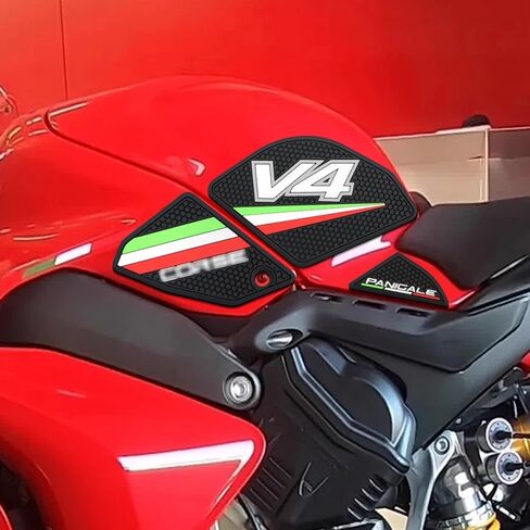 for 2026 2025 Panigale V4 S R SP2 Panigale V4S V4R V4SP2 2022-2025 2026 Motorcycle Accessories Rubber Protective pad Fuel Tank Sticker Anti Slip Tank pad in Saudi Arabia