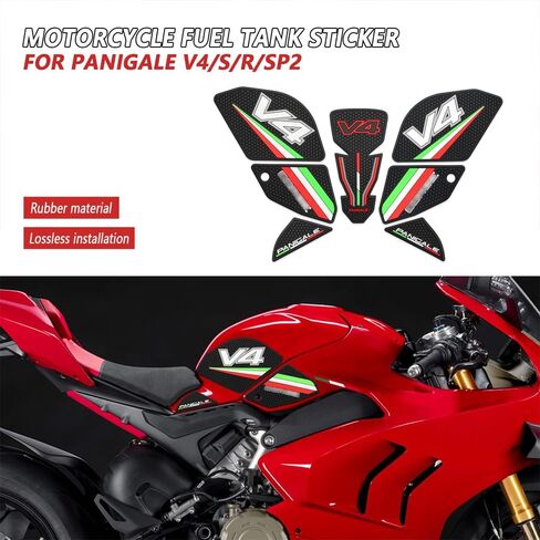 for 2026 2025 Panigale V4 S R SP2 Panigale V4S V4R V4SP2 2022-2025 2026 Motorcycle Accessories Rubber Protective pad Fuel Tank Sticker Anti Slip Tank pad in Saudi Arabia
