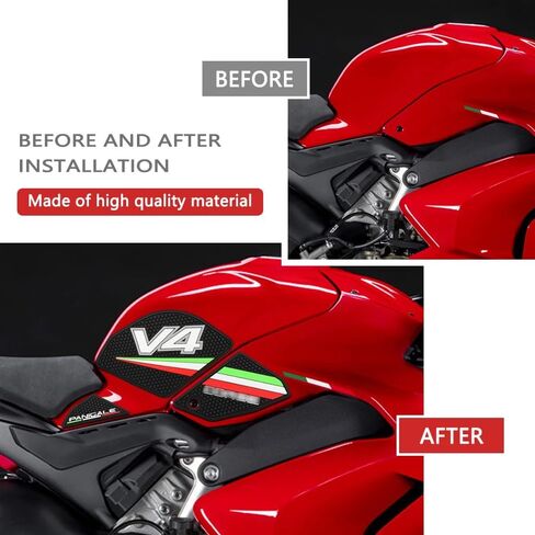 for 2026 2025 Panigale V4 S R SP2 Panigale V4S V4R V4SP2 2022-2025 2026 Motorcycle Accessories Rubber Protective pad Fuel Tank Sticker Anti Slip Tank pad in Saudi Arabia