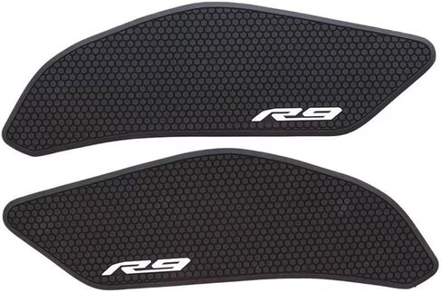 Motorcycle Accessories Fuel Tank Stickers Pads Traction Anti-Slip for Yamaha YZF-R9 2025(Black 1 Set) in Saudi Arabia