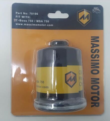 70196 OIL FILTER | Fits Massimo T-boss 750 / MSA750 in Saudi Arabia