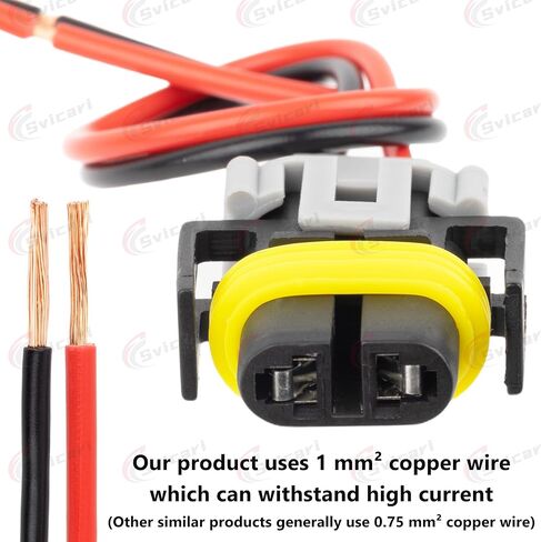 High/Low Beam Headlights Pigtail Connector Wire Harness Fit for Freightliner Cascadia 2008-2017 Replace OE A0651907002 2Wire 2PCS in Kuwait