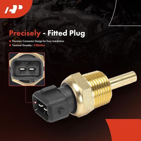 A-Premium Engine Coolant Temperature Sensor [2 Pins] Compatible with Daihatsu Charade 1988-1992, Rocky 1990-1992, 1.0L 1.3L 1.6L in Kuwait