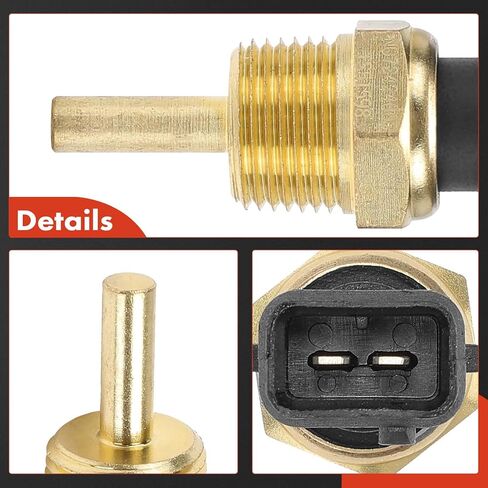 A-Premium Engine Coolant Temperature Sensor [2 Pins] Compatible with Daihatsu Charade 1988-1992, Rocky 1990-1992, 1.0L 1.3L 1.6L in Kuwait