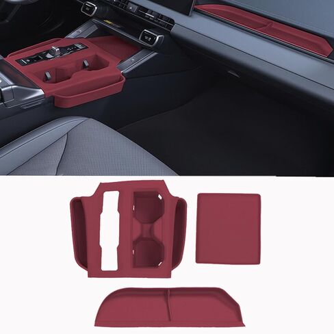 Suitable for 2026 Toyota RAV4 Central Control Protective Pad,Passenger Storage Organizer Mat,Interior Accessories Center Console Glove Box Organizer Tray (Black) in Saudi Arabia