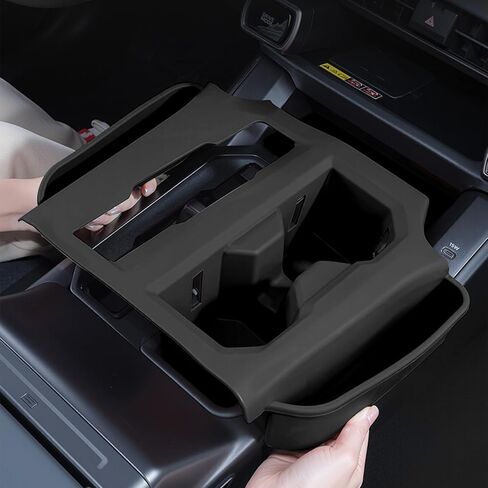 Suitable for 2026 Toyota RAV4 Central Control Protective Pad,Passenger Storage Organizer Mat,Interior Accessories Center Console Glove Box Organizer Tray (Black) in Saudi Arabia