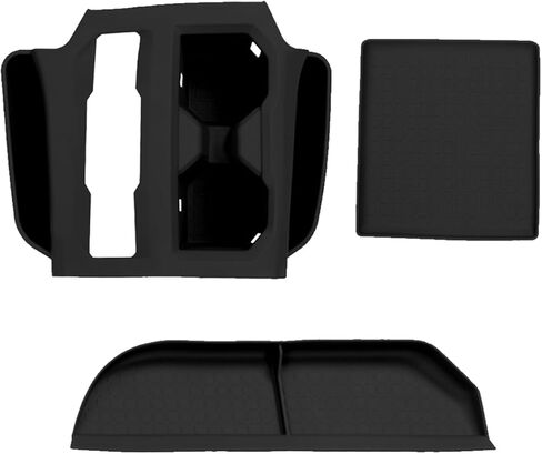 Suitable for 2026 Toyota RAV4 Central Control Protective Pad,Passenger Storage Organizer Mat,Interior Accessories Center Console Glove Box Organizer Tray (Black) in Saudi Arabia