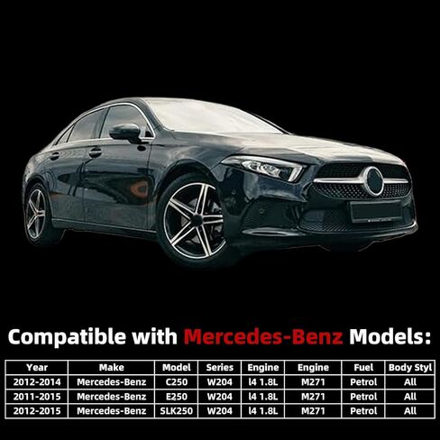 مشعب السحب MITZONE متوافق مع 2011 2012 2013 2014 2015 مرسيدس بنز C250 E250 SLK250 W204 1.8L بنزين الكل A2710903037 A2711400040 A2710902837 in Kuwait
