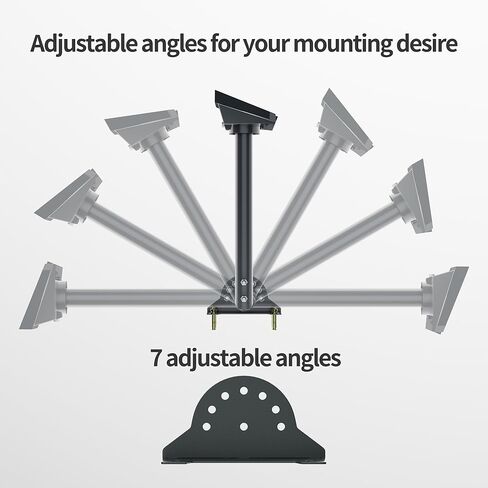 Starlink Gen 3 Mount Starlink Wall Mount Gen 3, Adjustable Metal Pole Mounting Kit 16" for V3 Standard Dish Heavy Duty Wall Mount & Bracket Starlink Internet Kit Satellite in Saudi Arabia