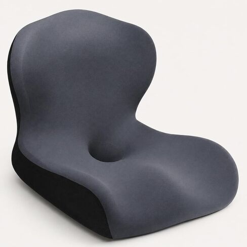Memory Foam Office Chair Cushion with Back Support, Ergonomic Seat Cushion for Office Chair and Car Seat, Pressure Relief for Long Sitting (Light Grey) in Kuwait