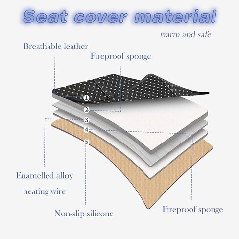 Universal Seat Cushion, Comfortable Seat Cover with Full Back Support in Winter (Black-1) in Saudi Arabia