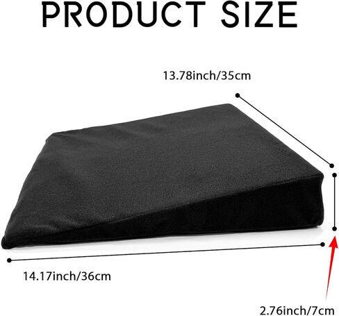 Auto Seat Wedge Leveling Cushion, Car Seat Cushion for Tailbone Pain Relief Comfortable Breathable Car Wedge Support Cushions Pad, Ergonomic Wedges Truck Seats Cushions Office Chairs Pad in Saudi Arabia