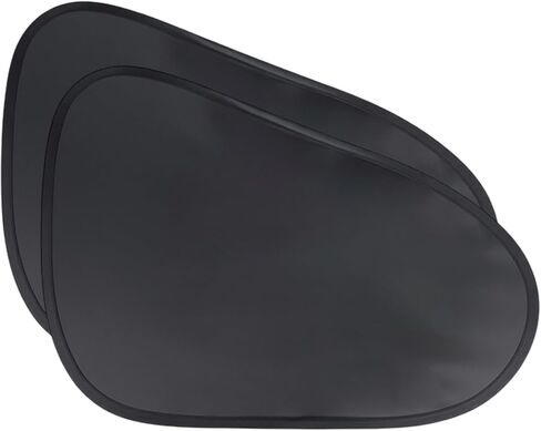 2 Pack Car Window Shades, Static Cling Car Shades for Side Windows, Side Window Sun Shade No Suction Cup Needed, Blocks UV Rays, Perfect for Family Travel in Saudi Arabia