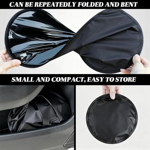 4PCS Car Window Shade, Cling Sunshade for Front and Rear Windows, Automobile Sunshade, Car Sun Blocker, Car Sun Blocker, UV Blocking, Suitable for Daily Travel, Family, Camping in Kuwait
