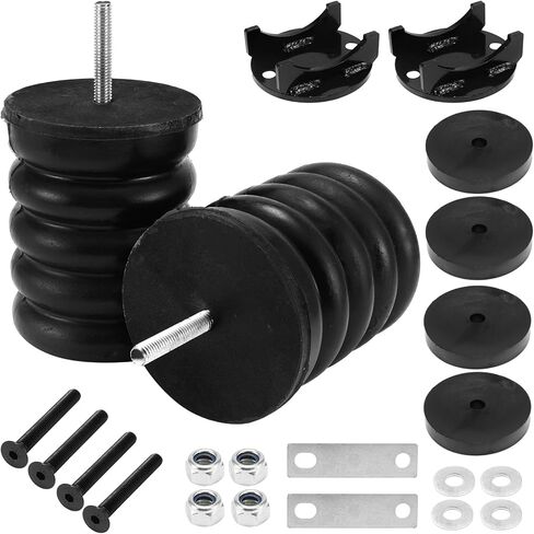 SSR-127-47 Rear Air Suspension Helper Spring Kit Bump Stops Fits for 2017-2025 Ford f250 f350 Super Duty in Kuwait