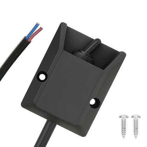 Wired Toggle Switch 12V 30A Heavy Duty Waterproof Toggle Switch SPST ON/Off 2 Pin Latching Rocker Switch with 2ft Wire for Marine, RV, Automotive, Boat Electrical Systems in Saudi Arabia