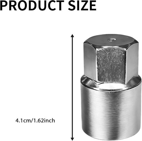D-Type Wheel Lock Key, Anti-Theft Locking Lug Nut Removal Tool, Car D-Wheel Lock Nut Key for Toyota Lexus Tacoma Senna, Automotive Tire Locks Screw Socket Adapter for Dismantling and Installing in Saudi Arabia