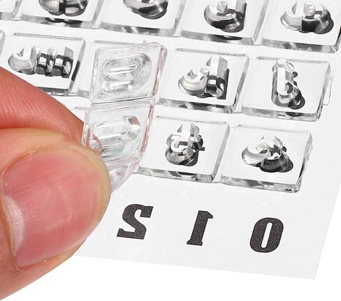 Transparent Silicone Stamps, 1 Pcs T9004 Letters Clear Stamps for Card Making Decoration DIY Scrapbooking Embossing Album Decor Craft, Clear in Kuwait