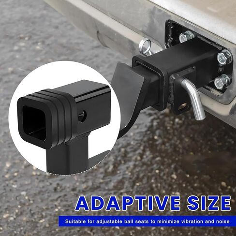 3 PCS 2 Inch Hitch Receiver Silencer Pad, Noise & Rattle Reducer Trailer Hitch Cushion for Ball Mounts, Rubber Silencer Pad Provide Cushion Between Receivers and Tow Hitches in Saudi Arabia