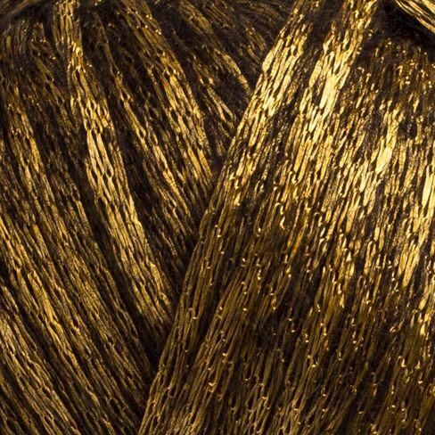 Universe Glam Luxury Metallic Shimmer Yarn | Perfect for Crochet, Knitting, Shawls, and Sweaters | Extra Soft for Dazzling Projects-100 Gr-3.53Oz / 230 M-250 Yrd (1Skein, Silver on Black) in Kuwait