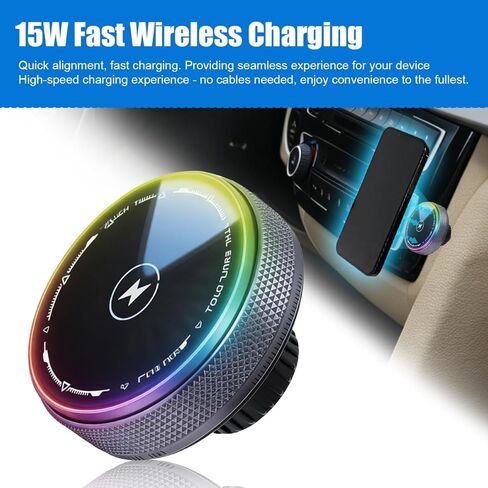 تمت ترقيته بشحن لاسلكي بقدرة 15 وات، حامل هاتف مغناطيسي قوي لسيارات BMW 2 3 4 Series M3 M4 F22 F30 F32 F80 F82 - ملاءمة خاصة لمحرك اليد اليسرى، حامل هاتف سيارة معدني غير قابل للتلف، مشبك لوحة القيادة in Kuwait