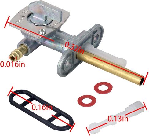 Fuel Petcock Gas Tank Switch Shutoff Valve Replacement for Yamaha PW80 TTR TT-R 90 125 225 230 250 YFS200 YFM250 YFM350 YFM400 YFM600 YFZ350 YFZ450 Raptor 660 Grizzly Blaster Parts in Kuwait