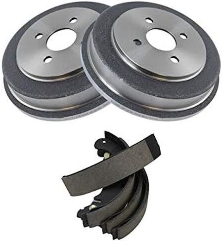 Marketplace Auto Parts Rear Brake Drum and Brake Shoe Kit - Compatible with 2005-2008 Chevy Cobalt in Kuwait