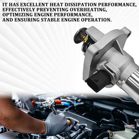 Car Thermostat Housing Assembly, Engine Coolant Aluminum Thermostat Housing Replacement 96984104 55564891 902-821, Automotive Engine Thermostats Housings for Chevy Cruze Sonic Trax Aveo Pontiac in Saudi Arabia