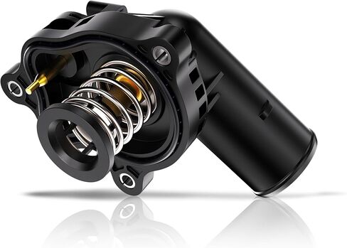 Engine Coolant Thermostat Housing Assembly with Sensor Compatible with Dodge Ram Jeep Models, Durango, Gladiator, Grand Cherokee, Wrangler, Ram 1500, Replaces 902-3113 4893926AF 4893926AD in Kuwait