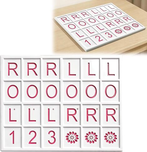 Solo Mahjong Board, Mahjong Practice Board Solo Play American Mahjong Tiles, 3D Printed Practice Rack Training Tool Portable Games Accessory (#Pink) in Saudi Arabia