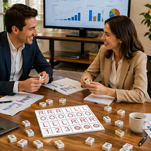 Solo Mahjong Board, Mahjong Practice Board Solo Play American Mahjong Tiles, 3D Printed Practice Rack Training Tool Portable Games Accessory (#Pink) in Saudi Arabia