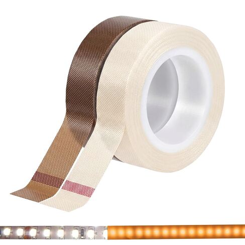 2 Pcs Led Light Strip Tape, LED Light Strip Masking Tape 0.59 in x 29 ft Lighting Cover Sticker Soften Lighting Blocking Sticker for LEDs Strips in Kuwait