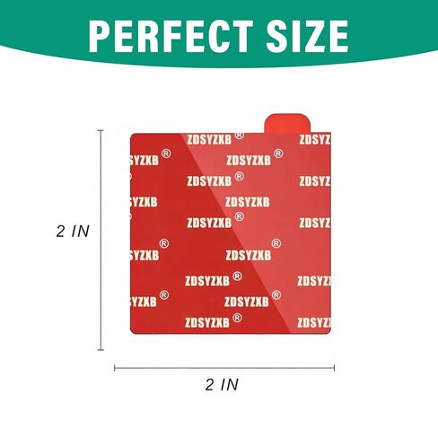 Sticky Adhesive Pads Replacement Mounting Tape 4 Pcs, Dashboard Pad Mounting Disk Adhesive Replacement Kit, Double-Sided Stickers for Suction Cup Dashboard Phone Holder (2'' Squares) in Saudi Arabia