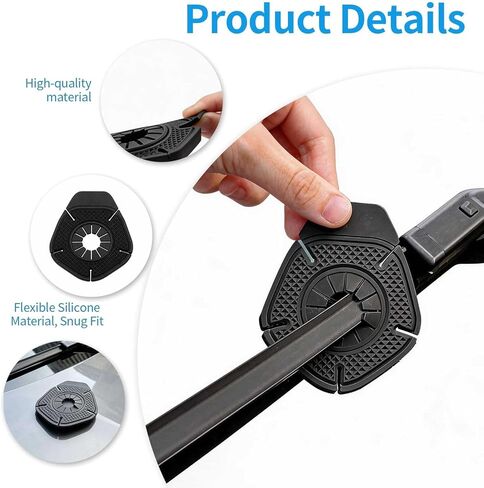 Universal Silicone Wiper Pivot Guards, Premium Windshield Wiper Covers and Arm Hole Protection for Cars, Trucks, SUVs - Prevents Dust and Blockage(12 PCS) in Saudi Arabia