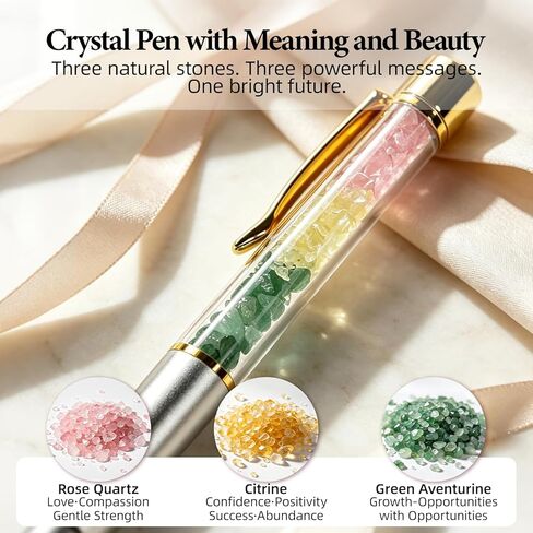 Inspirational Next Chapter Gift for Women with Crystal Pen and Message Card, Graduation Gift for Her, New Job Coworker Leaving Farewell Gift, Encouragement Gift for Friend Sister Daughter in Saudi Arabia
