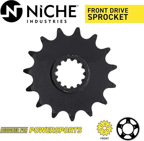 NICHE 525 Pitch 15 Tooth Front Drive Sprocket for Kawasaki 1998-2002 Ninja ZX6R 2005-2008 ZZR600 13144-1288 in Kuwait