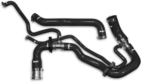 2011-2016 GM 6.6L Duramax Performance سيليكون طقم خرطوم المبرد العلوي والسفلي باللون الأسود in Kuwait