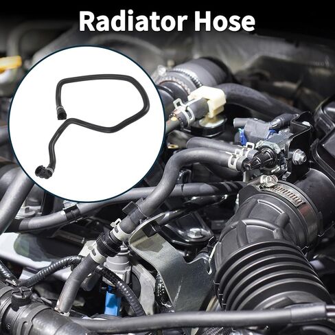 Radiator Hose Heater Hose No.17128616559 for BMW 3 Series 2017 320i 340i L4 2.0L Rubber Coolant Pipe Black 1 Pc in Kuwait