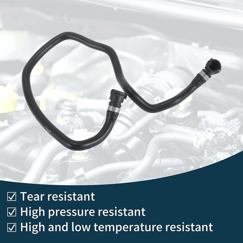 Radiator Hose Heater Hose No.17128616559 for BMW 3 Series 2017 320i 340i L4 2.0L Rubber Coolant Pipe Black 1 Pc in Kuwait