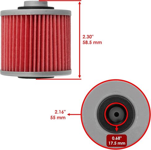 Caltric Oil Filter Compatible with Yamaha Xv750 Xv-750 Virago 747 750 1981-1983 1988-1999 in Kuwait