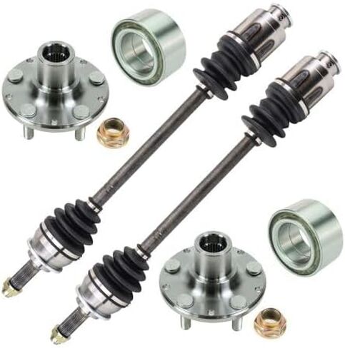 Interchange Front 6 Piece Drivetrain Set for Subaru Legacy/Forester/Impreza 1991-2000 (Select ABS Applications) in Kuwait