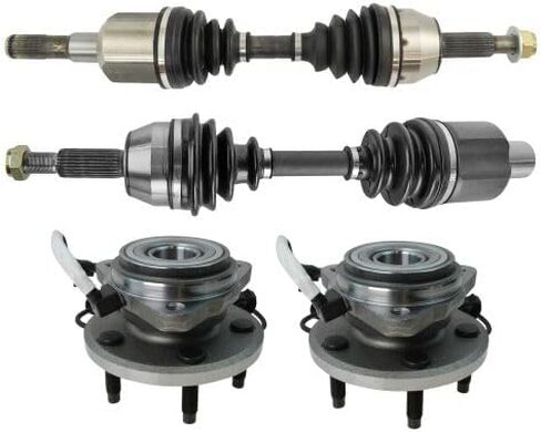 مجموعة نقل الحركة الأمامية البديلة المكونة من 4 قطع تناسب Ford Ranger 2003-2010 (4WD، اختر سنوات مع موصل دائري) in Kuwait