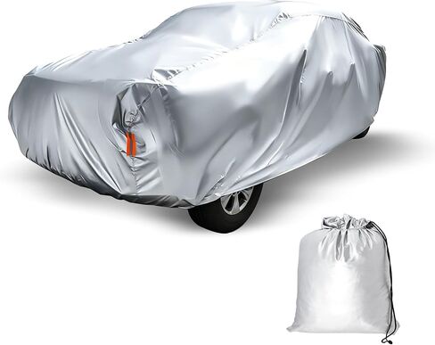 Universal Pickup car Exterior Truck Cover Indoor & Outdoor Replacement for Pickup Truck Up to 210 L x 70 W x 65 H Windproof All-Weather Protection Against Sun Proof in Saudi Arabia